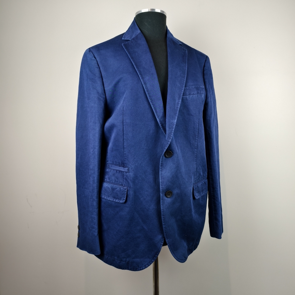 Black Brown 1826 Men’s Navy Blazer Jacket Size L Smart Casual Workwear Party